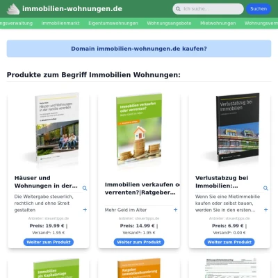 Screenshot immobilien-wohnungen.de