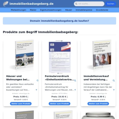 Screenshot immobilienbadsegeberg.de