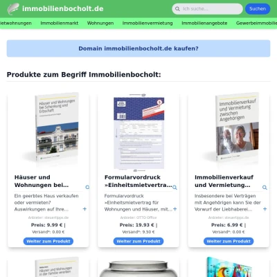 Screenshot immobilienbocholt.de