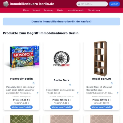 Screenshot immobilienbuero-berlin.de