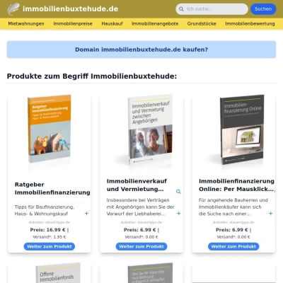 Screenshot immobilienbuxtehude.de