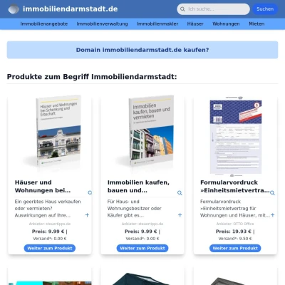 Screenshot immobiliendarmstadt.de