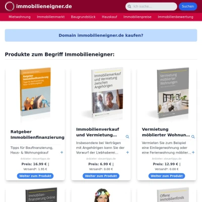 Screenshot immobilieneigner.de