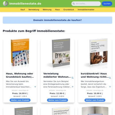 Screenshot immobilienestate.de