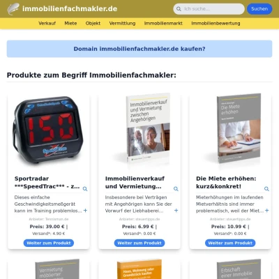 Screenshot immobilienfachmakler.de