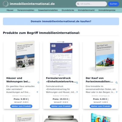 Screenshot immobilieninternational.de