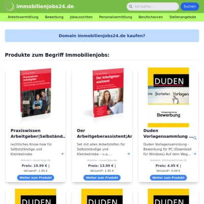 Screenshot immobilienjobs24.de