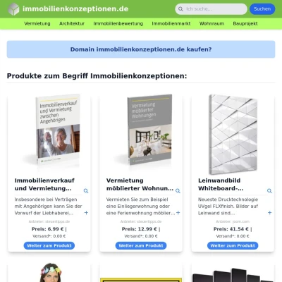 Screenshot immobilienkonzeptionen.de