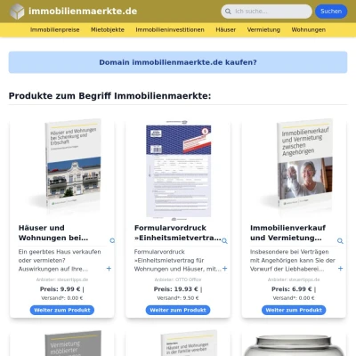 Screenshot immobilienmaerkte.de