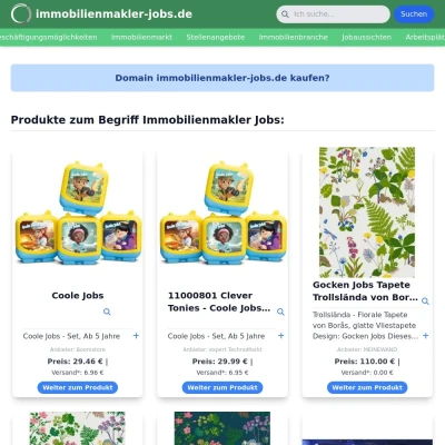 Screenshot immobilienmakler-jobs.de