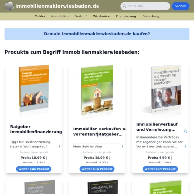 Screenshot immobilienmaklerwiesbaden.de