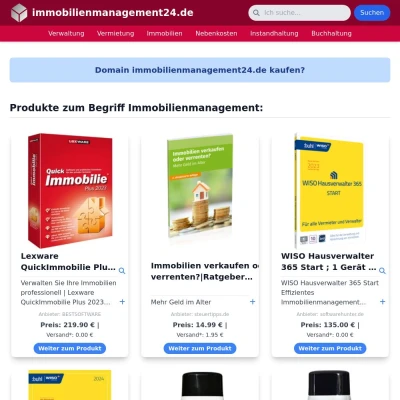 Screenshot immobilienmanagement24.de