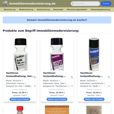 Screenshot immobilienmodernisierung.de