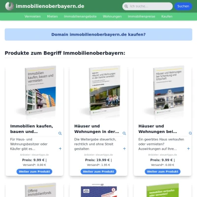 Screenshot immobilienoberbayern.de