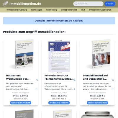 Screenshot immobilienpolen.de