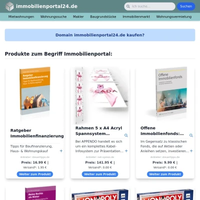 Screenshot immobilienportal24.de