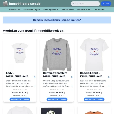 Screenshot immobilienreisen.de