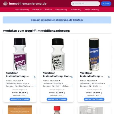 Screenshot immobiliensanierung.de