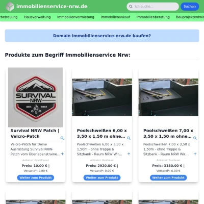 Screenshot immobilienservice-nrw.de