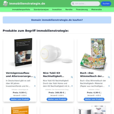 Screenshot immobilienstrategie.de