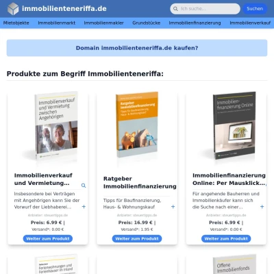 Screenshot immobilienteneriffa.de