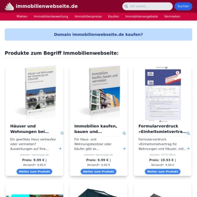 Screenshot immobilienwebseite.de