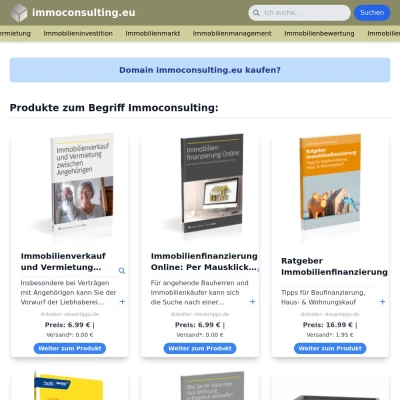 Screenshot immoconsulting.eu