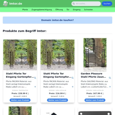 Screenshot imtor.de