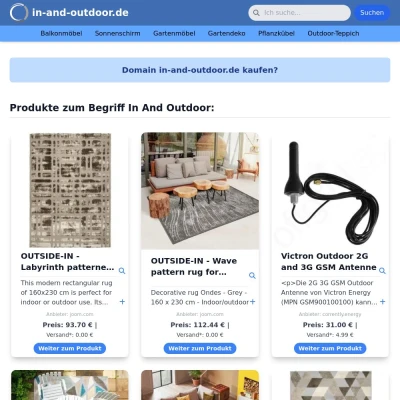 Screenshot in-and-outdoor.de