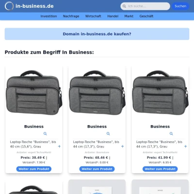 Screenshot in-business.de