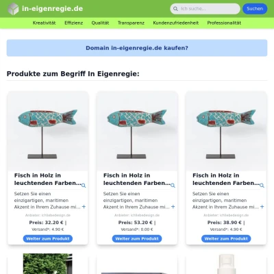 Screenshot in-eigenregie.de