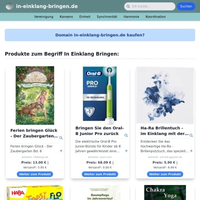 Screenshot in-einklang-bringen.de