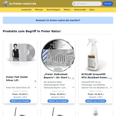Screenshot in-freier-natur.de