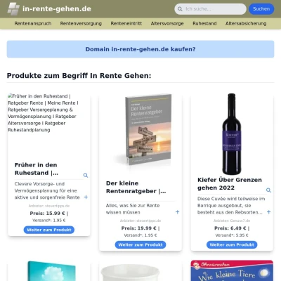 Screenshot in-rente-gehen.de