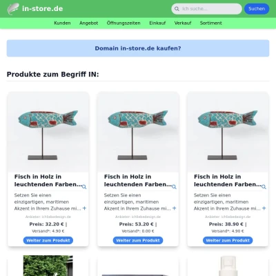 Screenshot in-store.de