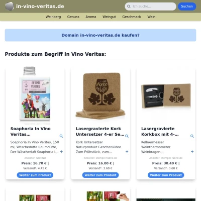 Screenshot in-vino-veritas.de