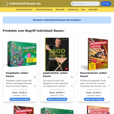 Screenshot individuell-bauen.de