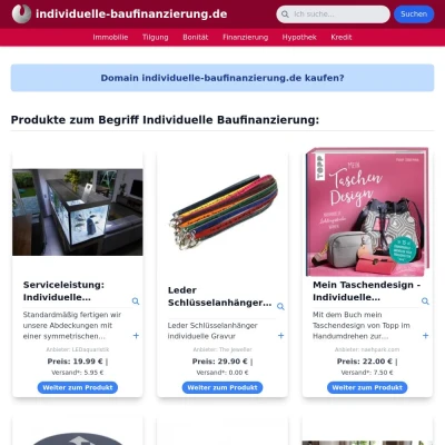 Screenshot individuelle-baufinanzierung.de