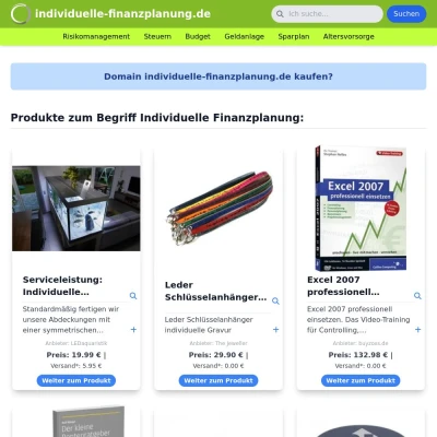 Screenshot individuelle-finanzplanung.de