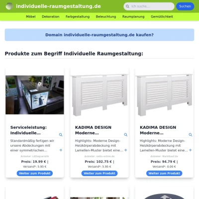 Screenshot individuelle-raumgestaltung.de