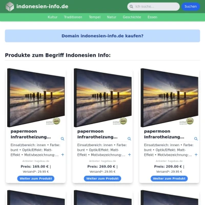 Screenshot indonesien-info.de