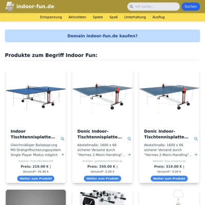 Screenshot indoor-fun.de