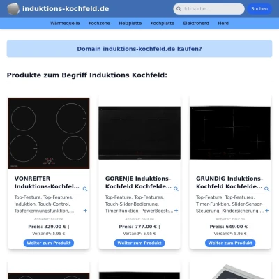Screenshot induktions-kochfeld.de