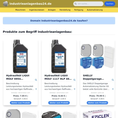 Screenshot industrieanlagenbau24.de