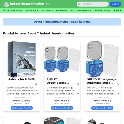 Screenshot industrieautomation.eu