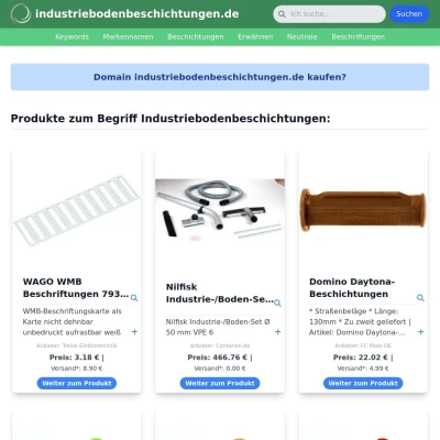 Screenshot industriebodenbeschichtungen.de