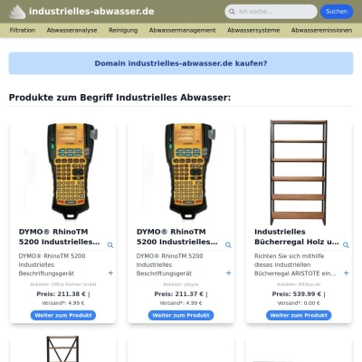 Screenshot industrielles-abwasser.de