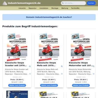 Screenshot industriemontagen24.de