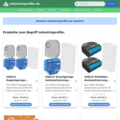 Screenshot industrieprofile.de