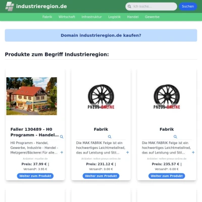 Screenshot industrieregion.de